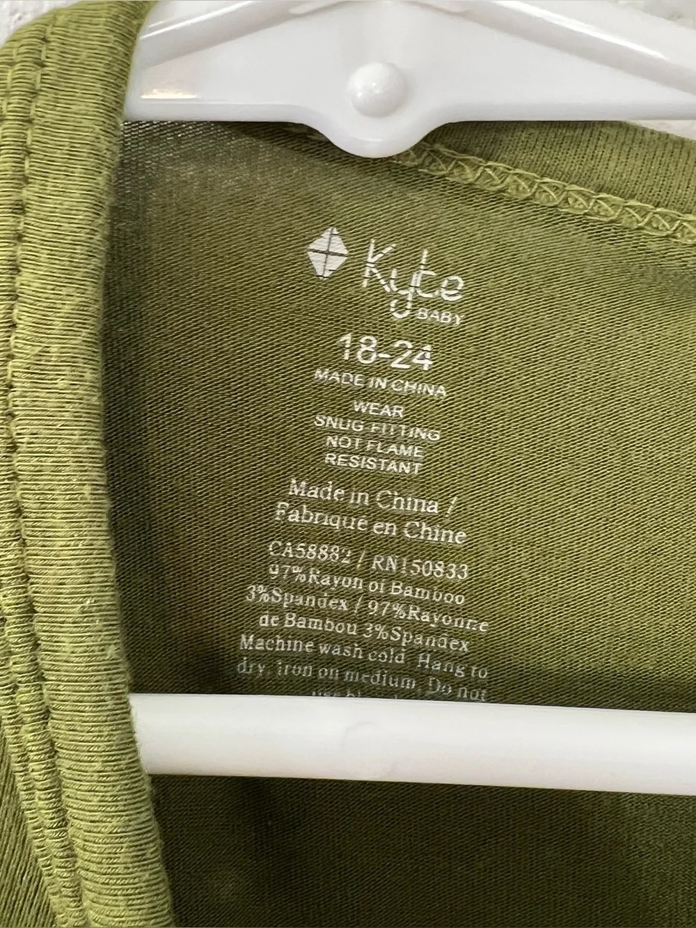 Kyte Baby Bamboo Zippered Long Sleeve Romper- 4 pack 18-24 month